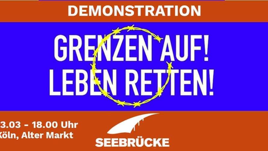 Demo „Grenzen auf! Leben retten!“