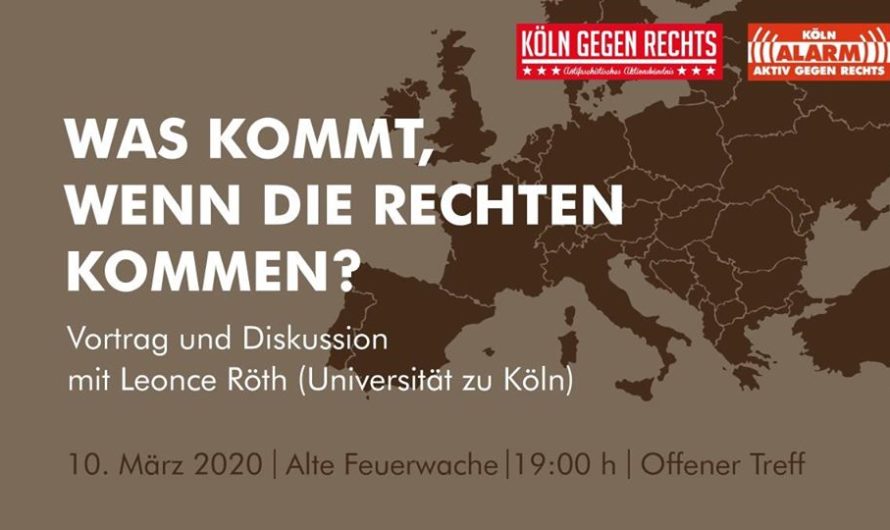 Vortrag und Diskussion: Was kommt, wenn die Rechten kommen?