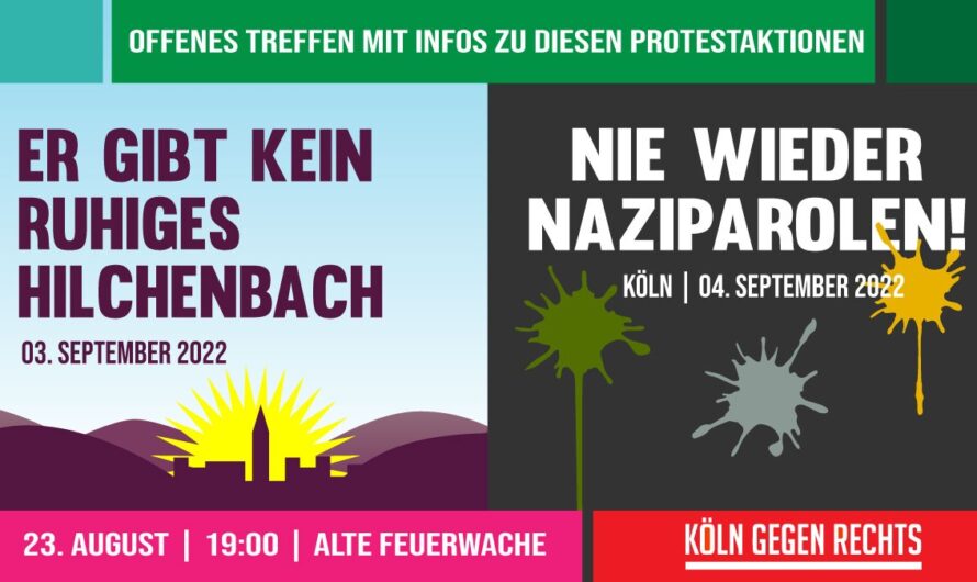 Offenes Treff zum Antifaschistischen Aktionswochenende am 03./04.09.