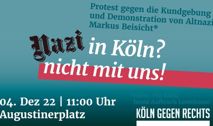 Nazis in Köln – Nicht mit uns!