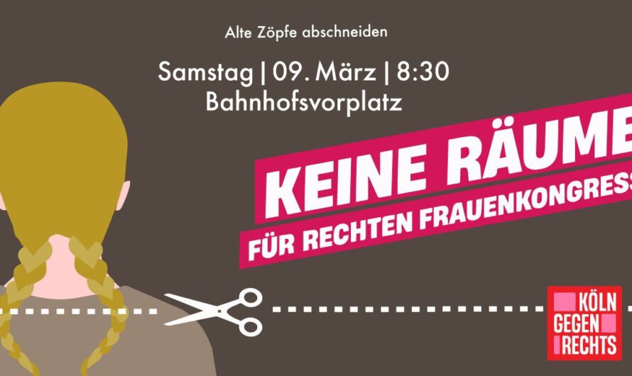 Keine Räume für rechten Frauenkongress!