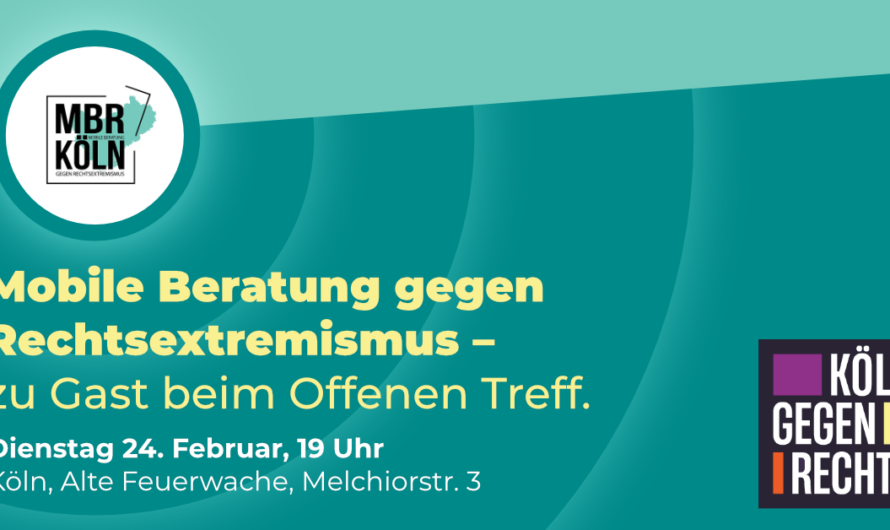 Mobile Beratung gegen Rechtsextremismus am 24. Februar zu Gast beim Offenen Treff