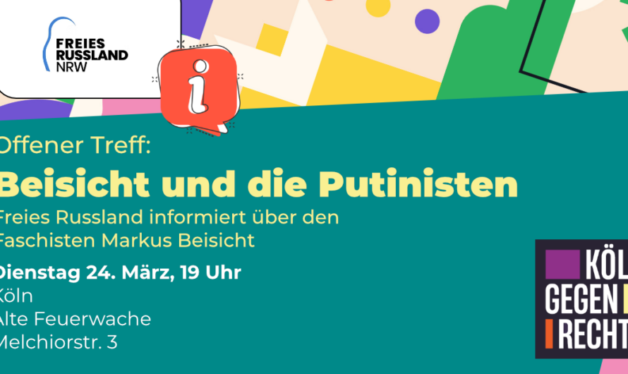 „Freies Russland“ am 24.03 zu Gast beim Offenen Treff