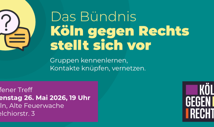 „Köln gegen Rechts“ stellt sich vor