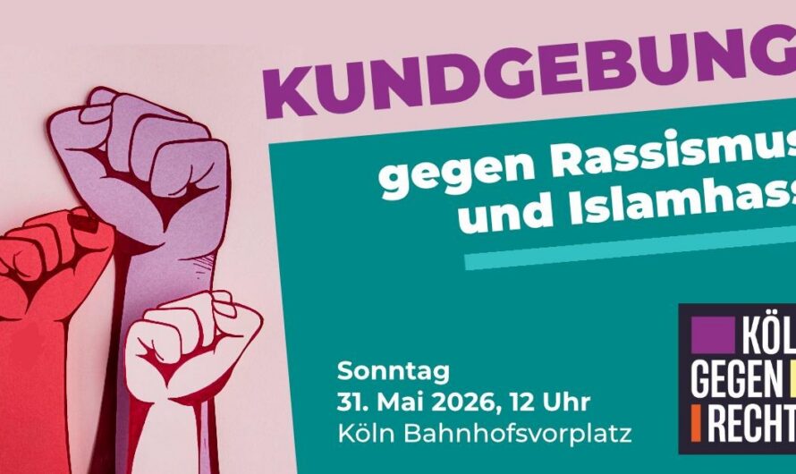 Gegen Rassismus und Islamhass – Gegendemo zur rechtsextremen BPE-Veranstaltung